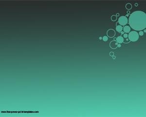 Green circles Powerpoint Template PPT Template