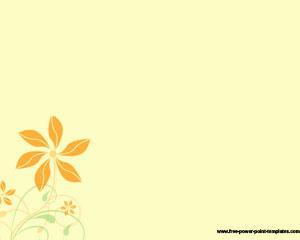 Simple flower PPT PPT Template