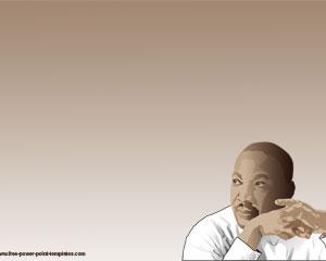 Martin Luther King Powerpoint Plantilla PPT Template